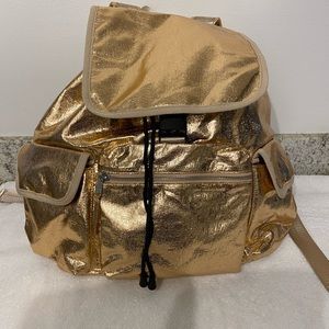 NWT QUILTED KOALA LG BACKPACK. ROSE GOLD. Originally $198